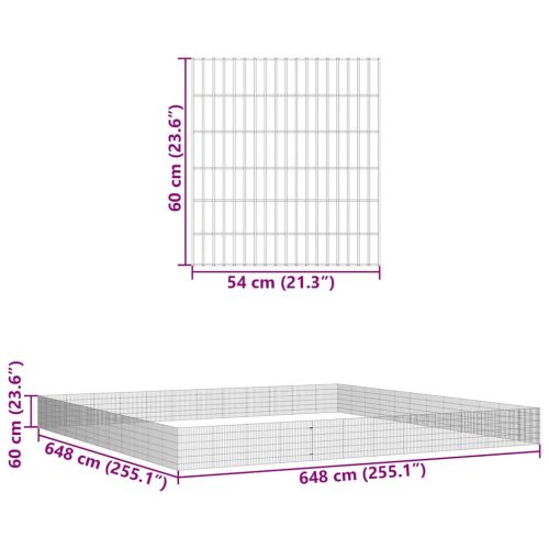 Ограждение за свободно отглеждане на животни 48-панела 54x60 см