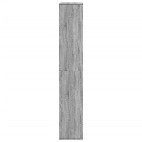 Разделител за стая сив сонома 100x33x187,5 см инженерно дърво