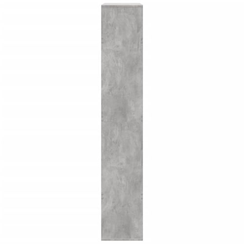 Разделител за стая бетонно сив 100x33x187,5 см инженерно дърво