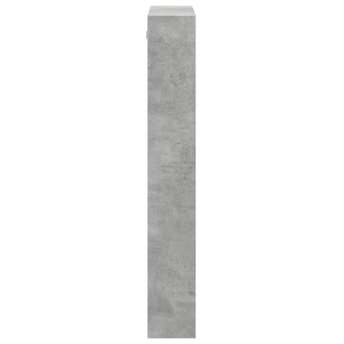 Стенен шкаф, бетонно сив, 50x15x100 см, инженерно дърво
