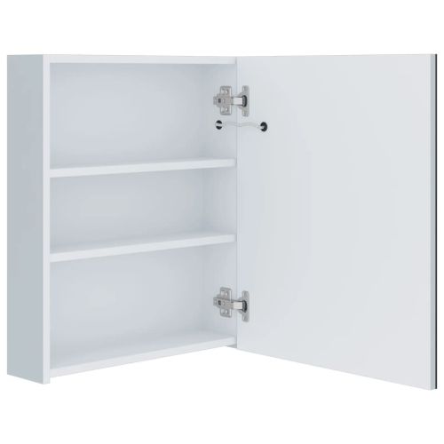 LED шкаф с огледало за баня, 50x13,5x60 см