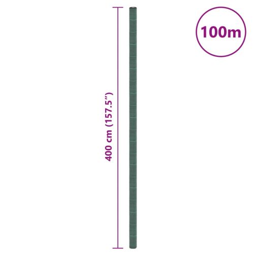 Мембрана против плевели, зелена, 4x100 м, PP