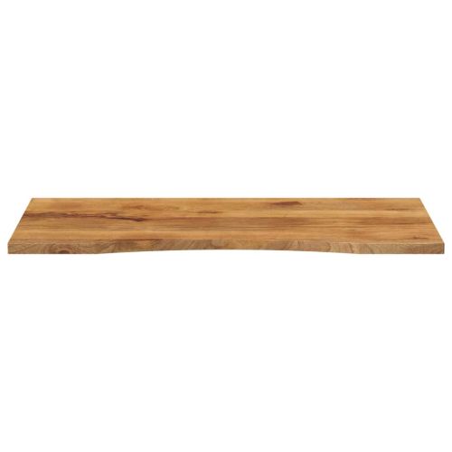Плот за бюро с извивка 140x50x2,5 см грубо мангово дърво масив