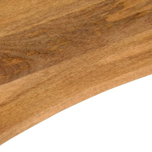Плот за бюро с извивка 140x50x2,5 см грубо мангово дърво масив