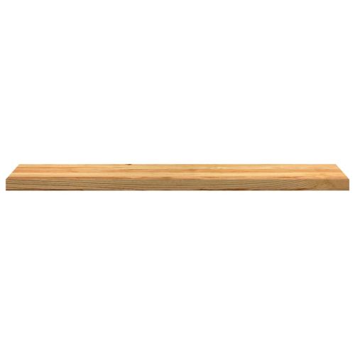Стълбищни стъпала, 2 бр, светлокафяви, 120x30x2 см, дъб масив