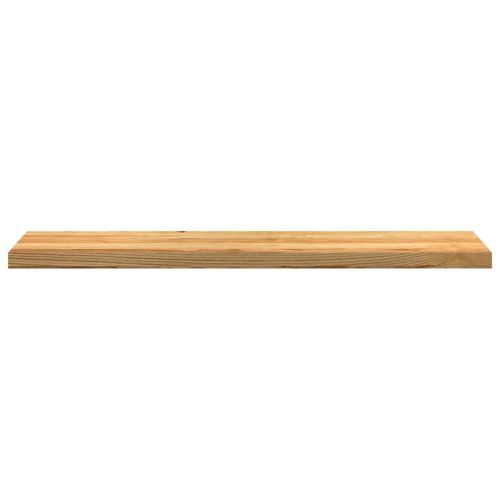 Прозоречни первази, 2 бр, светлокафяви, 120x30x2 см, дъб масив