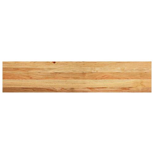 Прозоречни первази, 2 бр, светлокафяви, 120x30x2 см, дъб масив