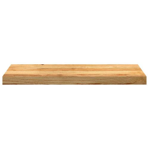 Прозоречни первази, 2 бр, светлокафяви, 70x30x2 см, дъб масив