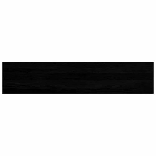 Прозоречни первази, 2 бр, кафяво-черни, 120x30x2 см, дъб масив
