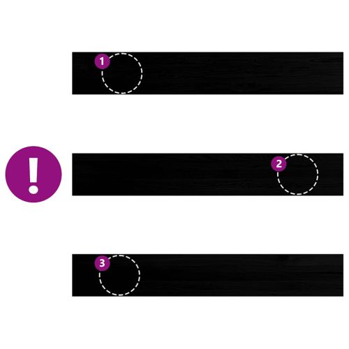 Прозоречни первази, 2 бр, кафяво-черни, 160x30x2 см, дъб масив