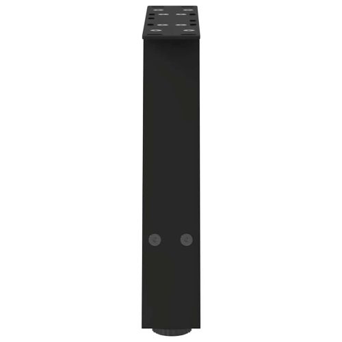 Крака за масичка за кафе, А-образни, 2 бр., черни, 30 x (30-31) см, стомана