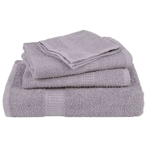 Кърпи за сауна FROGN 4 бр. сиви 80x200 см 360 г/м²