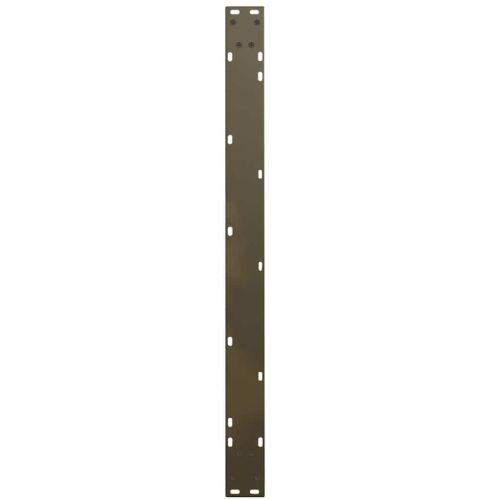 Крака за трапезна маса, V-образни, 3 бр., естествена стомана, 100 x (72-73,3) см, стомана