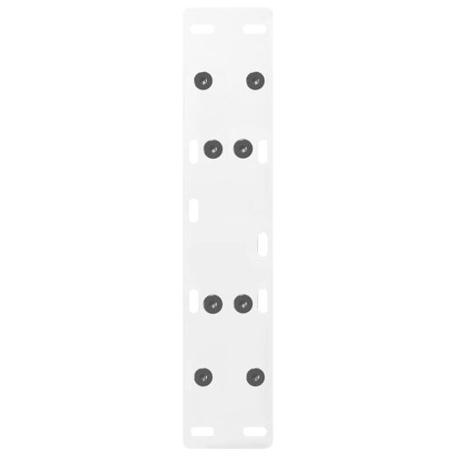 Крака за масичка за кафе, А-образни, 2 бр., бели, 50 x (30-31) см, стомана
