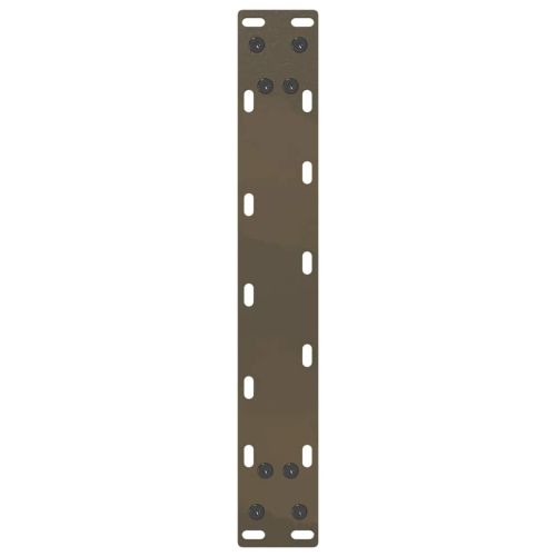 Крака за масичка за кафе, U-образни, 2 бр., естествена стомана, 40 x (30-31) см, стомана