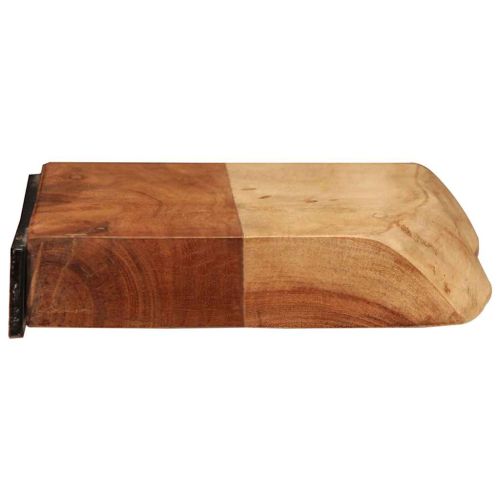 Стенни рафтове, 2 бр, 40x20x3,5 см, акациево дърво масив