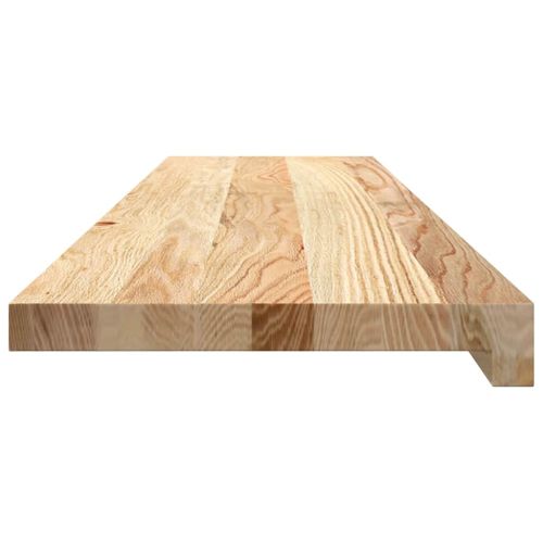 Стълбищни стъпала, 20 бр, 100x25x2 см, необработен масивен дъб