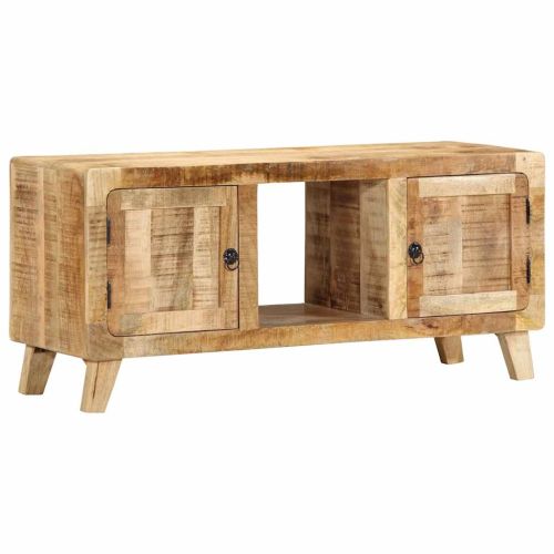 ТВ шкаф 105x46x32 cm Масивна дървесина грубо манго