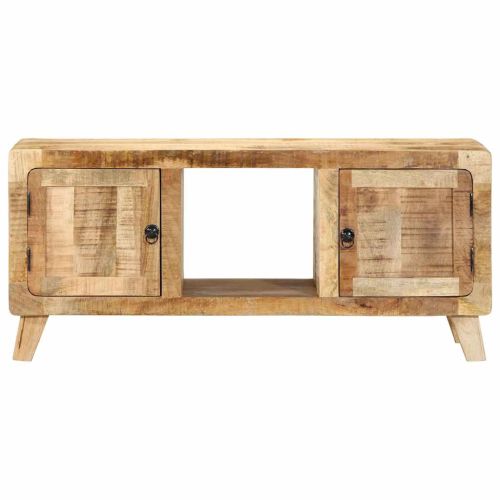 ТВ шкаф 105x46x32 cm Масивна дървесина грубо манго