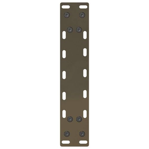 Крака за масичка за кафе, естествена стомана, 2 бр., 40 x (30-31) см, стомана