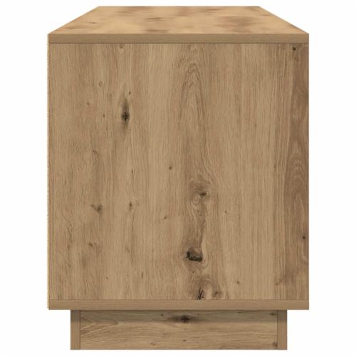 ТВ шкаф с LED светлини Artisan дъб 160,5x41x50 см