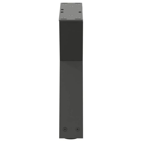 Крака за масичка за кафе, 2 бр., антрацит, 40x(30-31,3) см, стомана