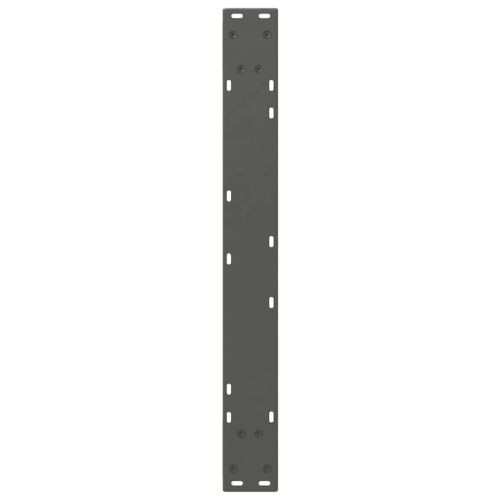 Крака за трапезна маса, 2 бр., антрацит, 80x(72-73,3) см, стомана