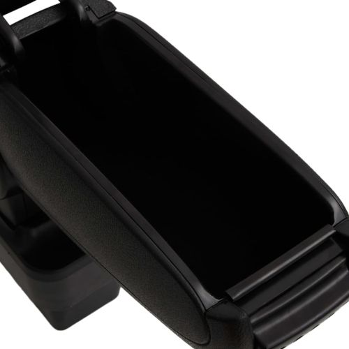 Подлакътник за кола черен 13x34x(33-46) см ABS