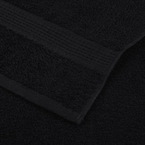 Кърпи за гости FROGN 2 бр. Черни 30x50 см 360 г/м²