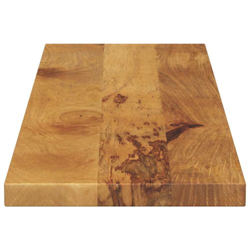 Плот за маса 100x20x3,8 см, правоъгълен, масивна дървесина, цвят манго