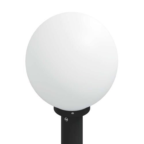 Осветителна колона със сензор 80 см, черна, IP44