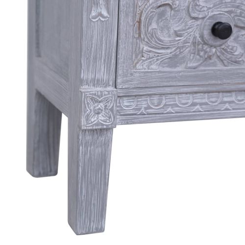 Бюфет с 2 чекмеджета, 90x30x60 см, махагон масив