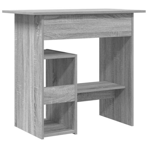 Бюро, сив сонома, 80x45x74 см, инженерно дърво