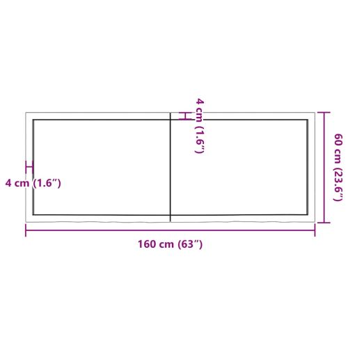 Плот за баня светлокафяв 160x60x(2-4) см обработено дърво масив