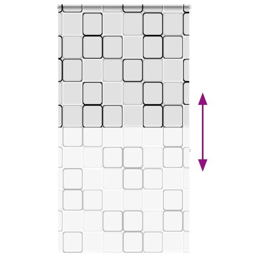 Ролетна щора за душ с касета 140x240 см Ширина на плата 136 см