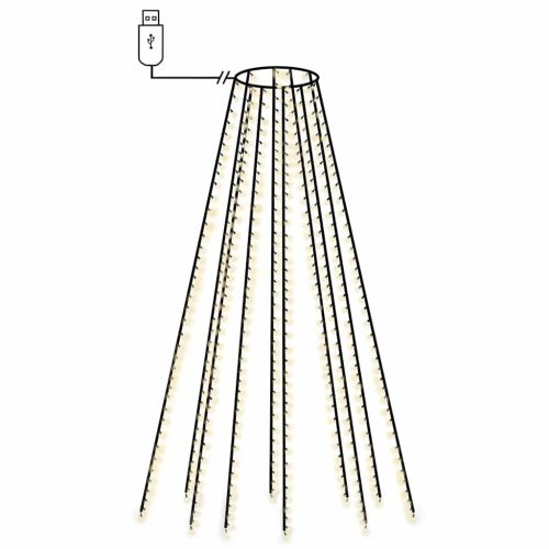 Коледни лампички мрежа с 400 LED 400 см