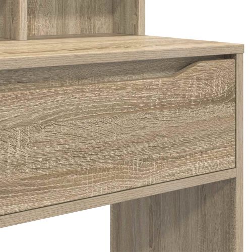 Тоалетки за спалня с чекмедже Сонома дъб 80 x 39,6 x 135 см
