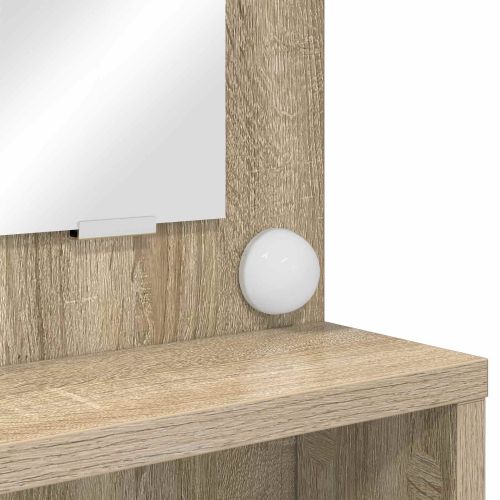 Тоалетки за спалня с чекмедже Сонома дъб 80 x 39,6 x 135 см