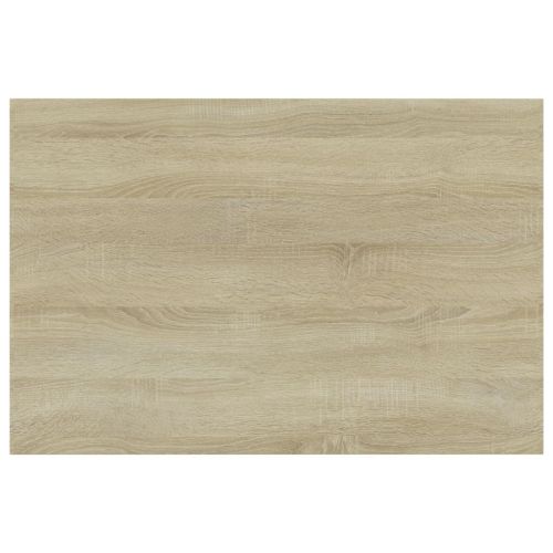 Рафтове за етажерка, 8 бр, дъб сонома, 60x40x1,5 см, ПДЧ