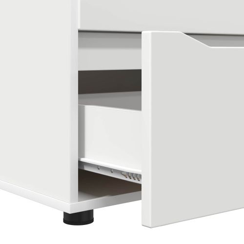 Шкаф за съхранение Бяло 60 x 48 x 57 см Инженерно дърво