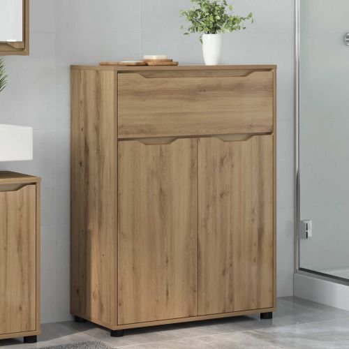 Шкаф за баня Дъб 72,5 x 36,5 x 100 см Инженерно дърво