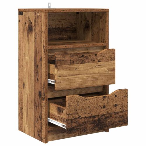 Нощно шкафче Старо дърво 40 x 30 x 467 см Инженерно дърво