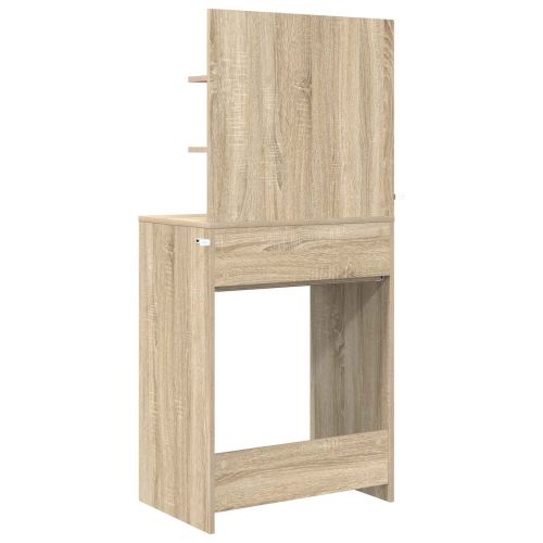 Тоалетки за спалня с чекмедже Сонома дъб 80 x 39,6 x 135 см
