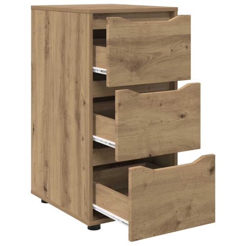 Шкаф за съхранение 40 x 48 x 81 см Инженерно дърво Дъб