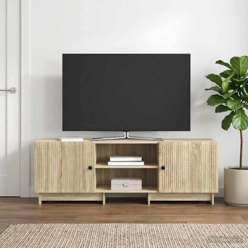 ТВ шкаф Сонома дъб 150 x 31 x 50 см Инженерен дървен материал