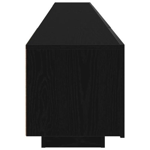 Комплект ТВ шкаф 3 pcs Черно 260 x 35 x 40 см Инженерно дърво