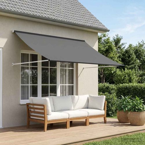 Сенник Светлосиво 300 x 150 cm 180 г / м² полиестер с PU покритие
