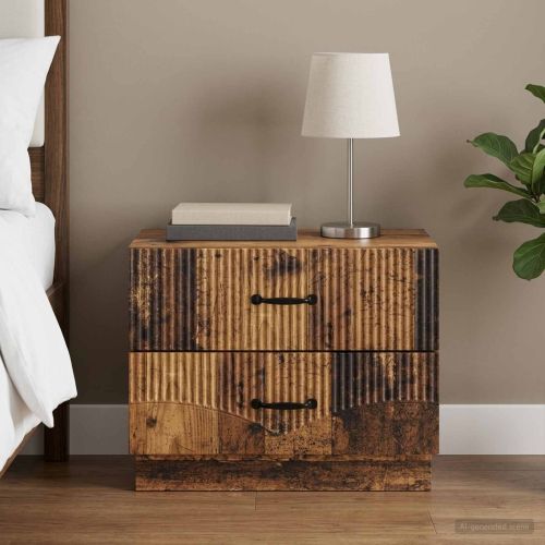 Нощен шкаф Старо дърво 62 x 34,5 x 44,5 см Инженерна дървесина