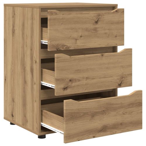 Шкаф за съхранение 60 x 48 x 81 см Инженерно дърво Дъб