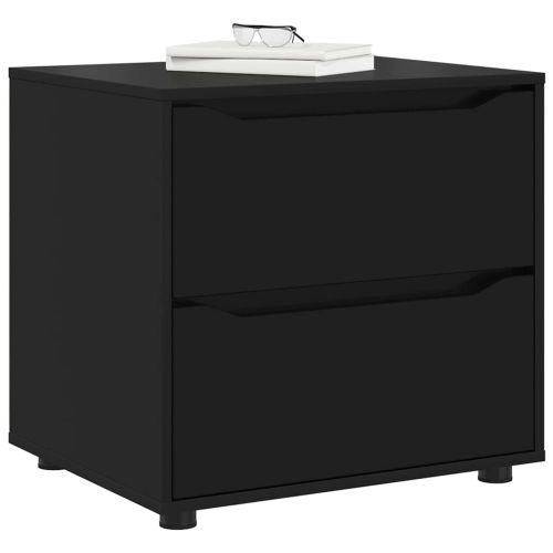 Шкаф за съхранение Черно 60 x 48 x 57 см Инженерно дърво